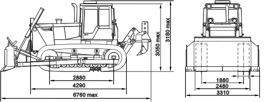 Схема бульдозера